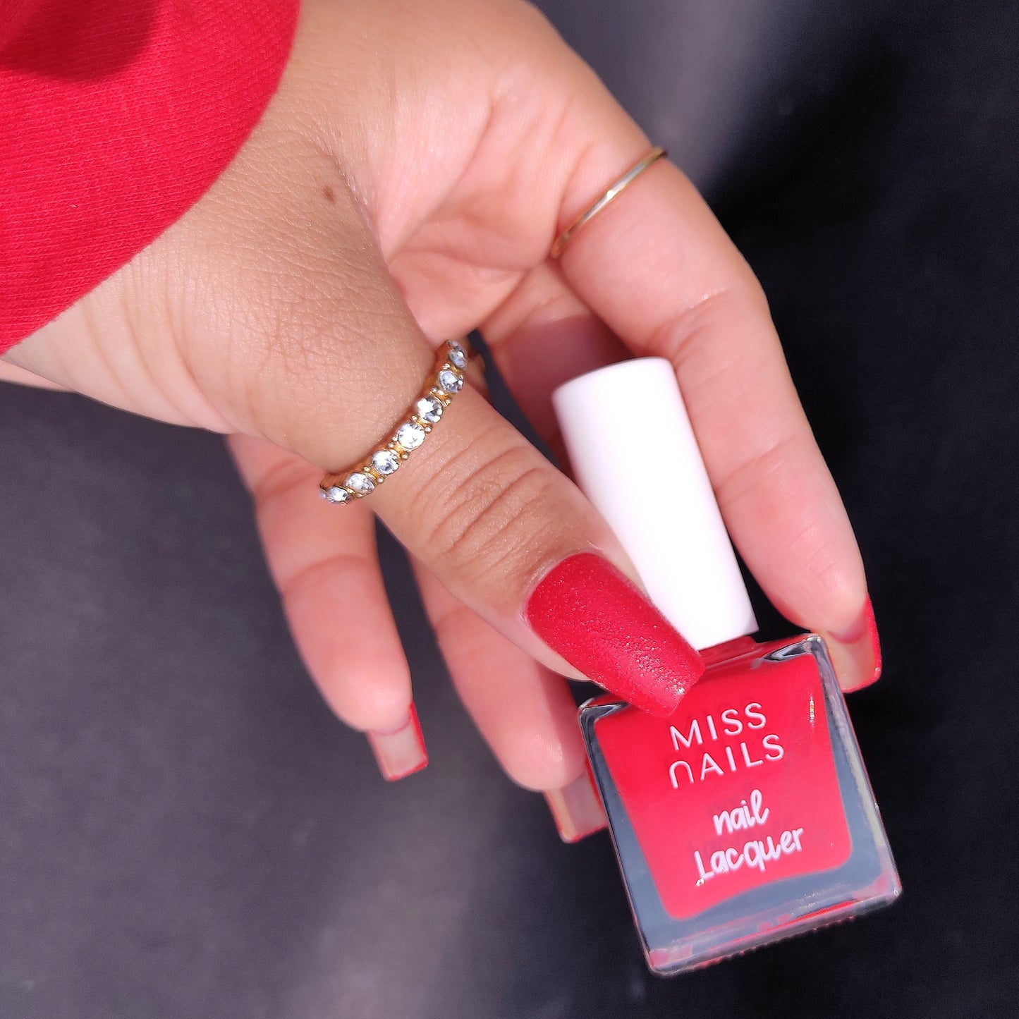 Miss Nails Nail Lacquer - Cherry Red