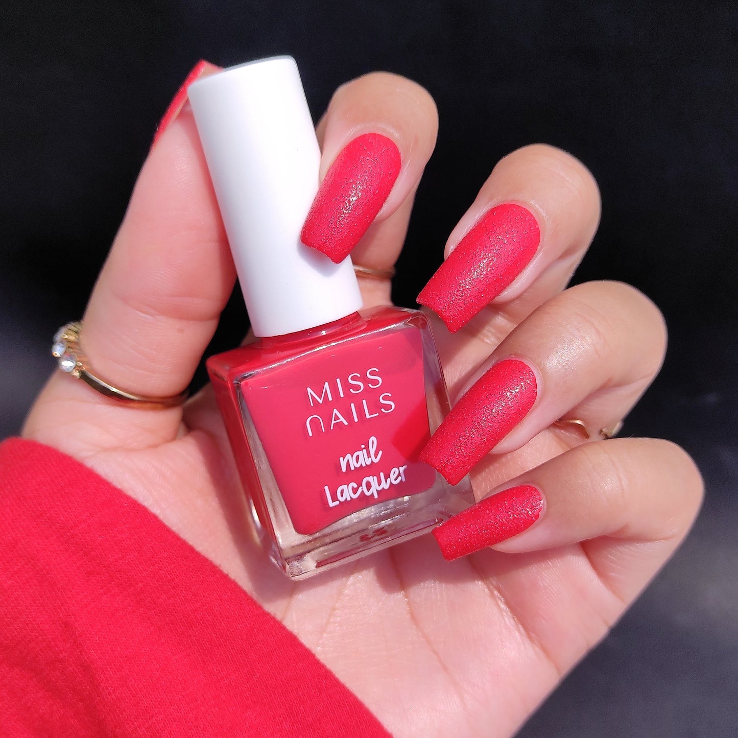 Miss Nails Nail Lacquer - Cherry Red