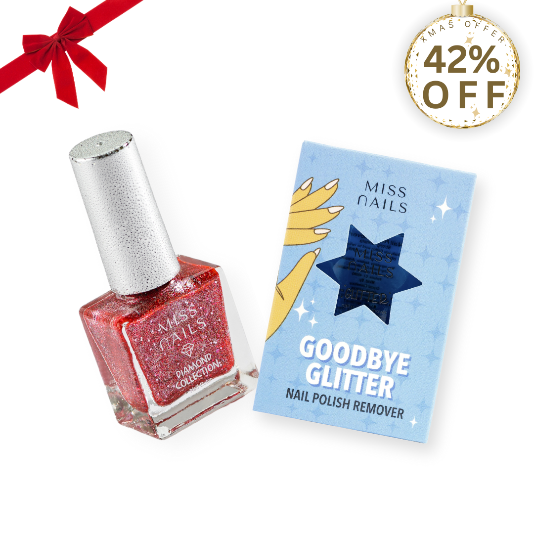 One Last Kiss & Goodbye Glitter Polish Remover