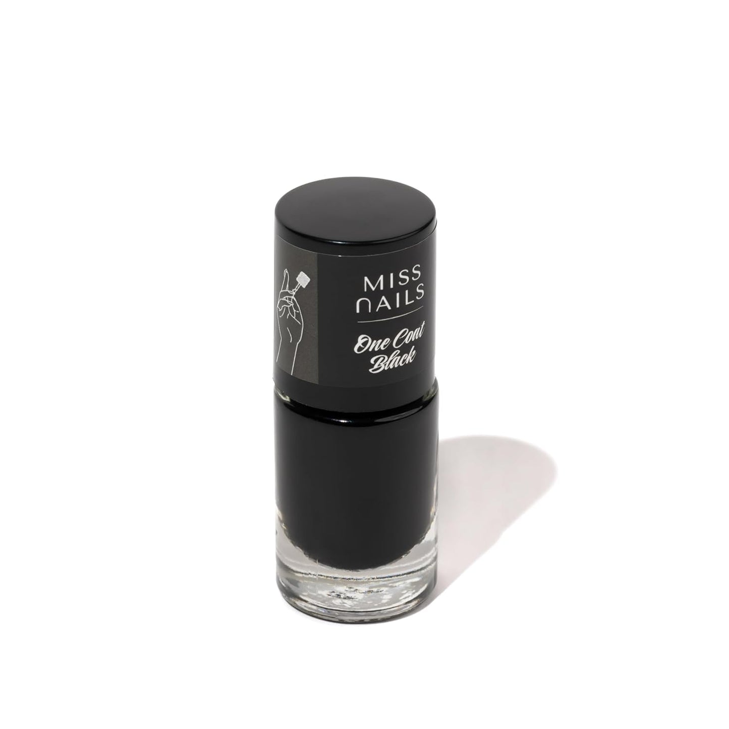 Miss Nails One Coat Collection - One Coat Black