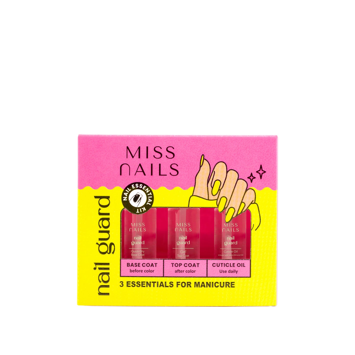 Miss Nails Nail Guard Manicure Essentials Kit