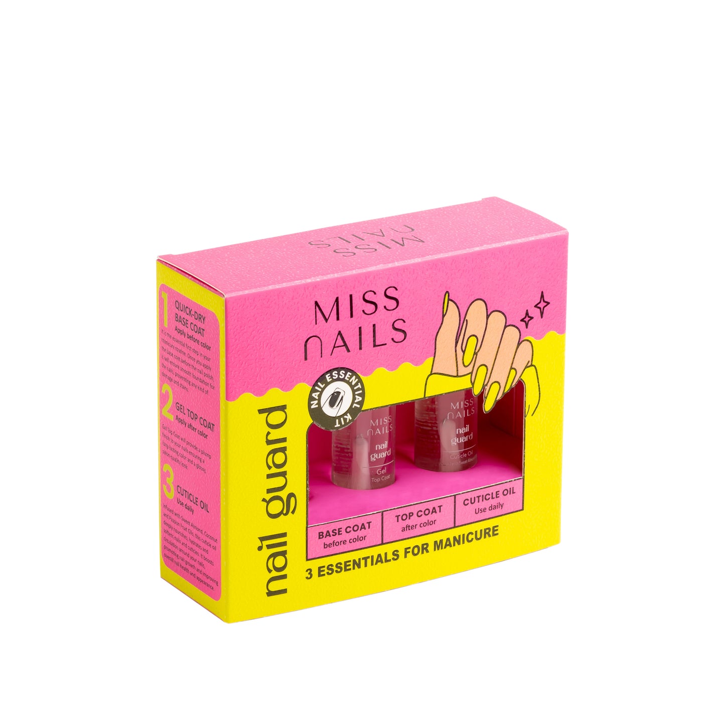 Miss Nails Nail Guard Manicure Essentials Kit