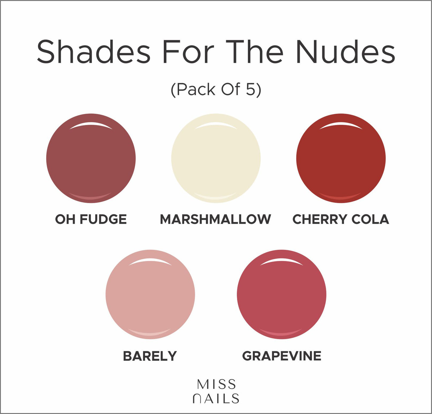 Miss Nails The Nudes Kit