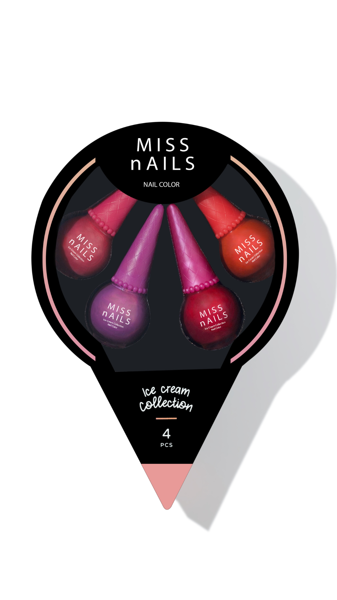 Miss Nails Ice Cream Collection - Hollywood Shimmers