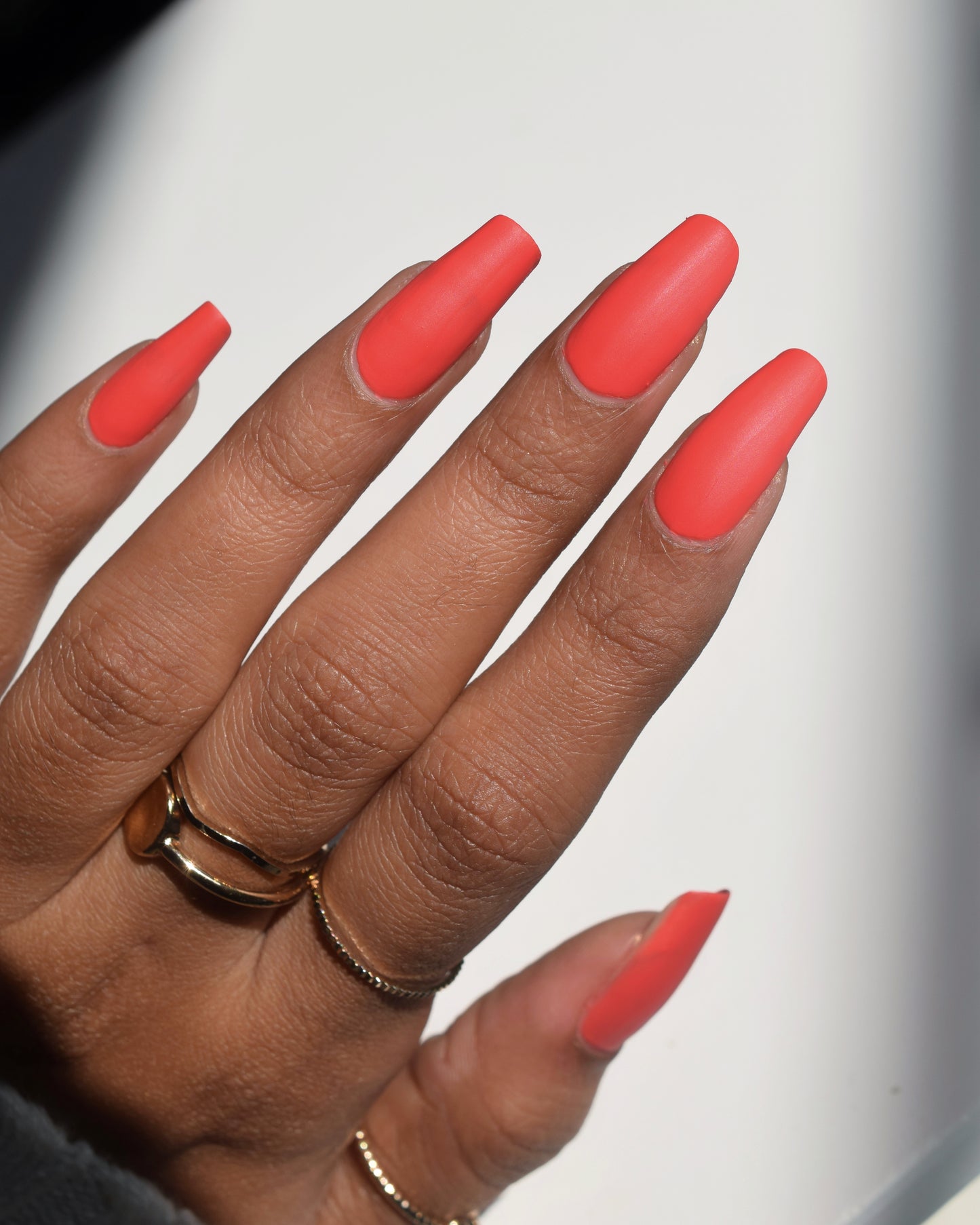 Miss Nails Matte Nail Enamel - Orange Boom