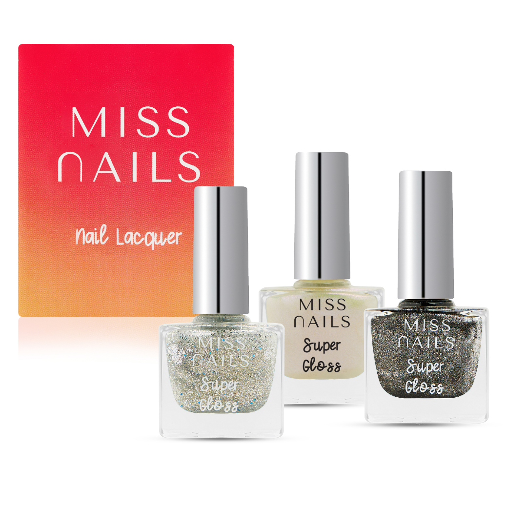 Miss Nails Super Gloss 3 PCS Combo - 02