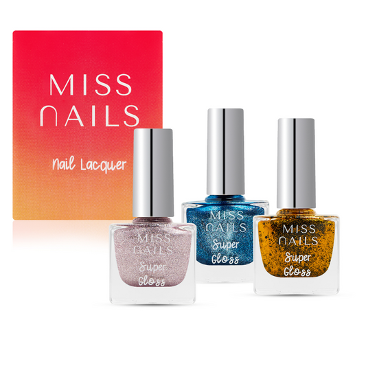 Miss Nails Super Gloss 3 PCS Combo - 07