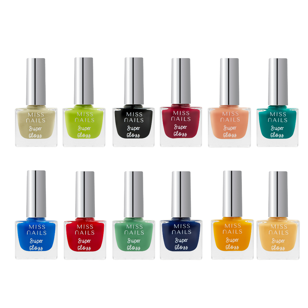 Miss Nails Super Gloss 12 PCS Combo - 07