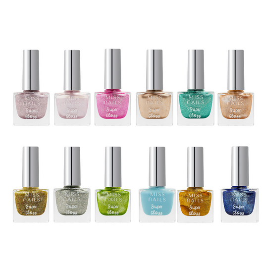 Miss Nails Super Gloss 12 PCS Combo - 09